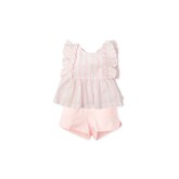 Tutto Piccolo Tutto Piccolo SS25 Stripe Short Set - 2734