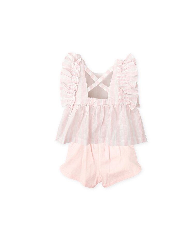 Tutto Piccolo Tutto Piccolo SS25 Stripe Short Set - 2734