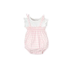 Tutto Piccolo Tutto Piccolo SS25 Checked Romper - 2431