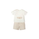 Tutto Piccolo Tutto Piccolo SS25 Checked Short Set - 2710
