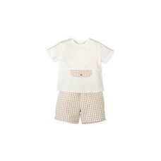 Tutto Piccolo Tutto Piccolo SS25 Checked Short Set - 2710