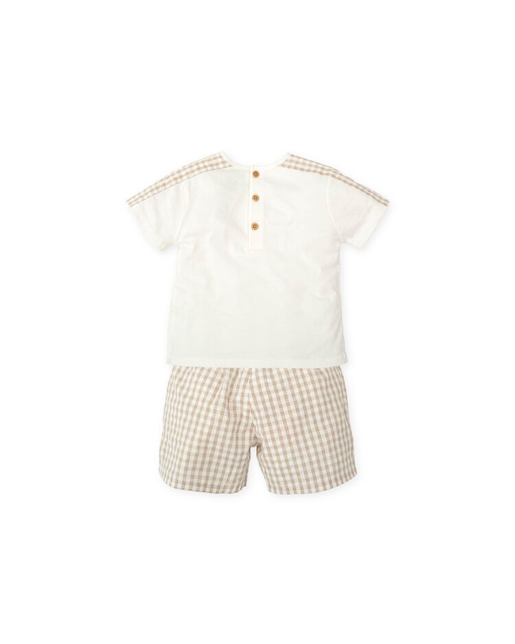 Tutto Piccolo Tutto Piccolo SS25 Checked Short Set - 2710