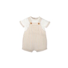 Tutto Piccolo Tutto Piccolo SS25 Checked Romper - 2429