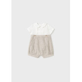 Mayoral Mayoral SS25 Boys Linen Romper - 1615