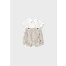 Mayoral Mayoral SS25 Boys Linen Romper - 1615