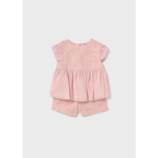 Mayoral Mayoral SS25 Flower Short Set - 1261