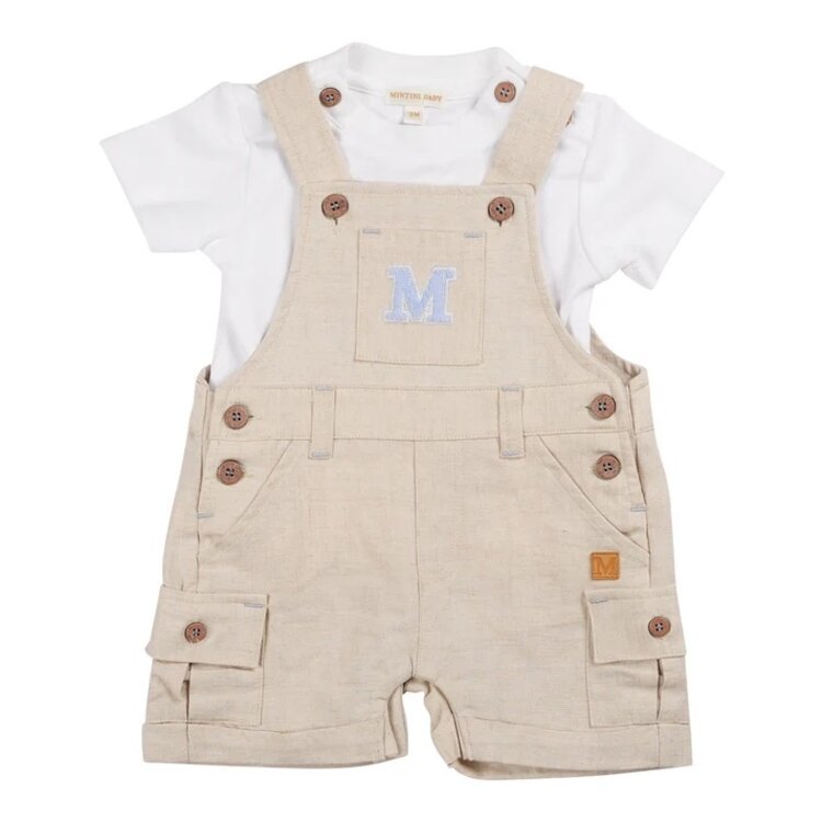 Mintini Mintini SS25 Dungaree Set - MB6314C
