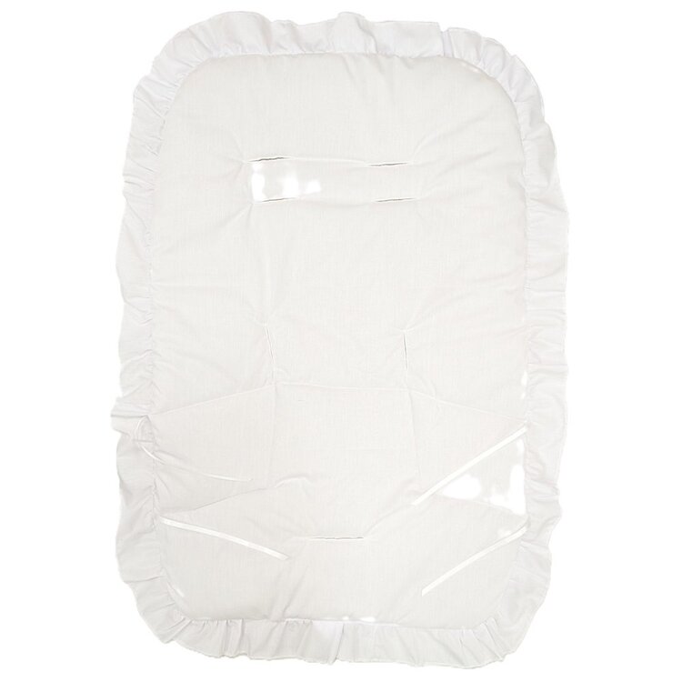 Kiddies World Kiddies World Buggy Liner - Universal Fit - White