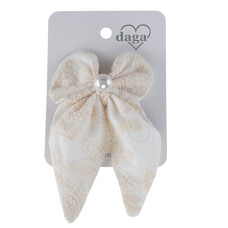 DAGA Daga SS25 Lace Bow Hair Clip - A25029