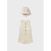 Mayoral Mayoral SS25 Dungaree & Hat - 1643