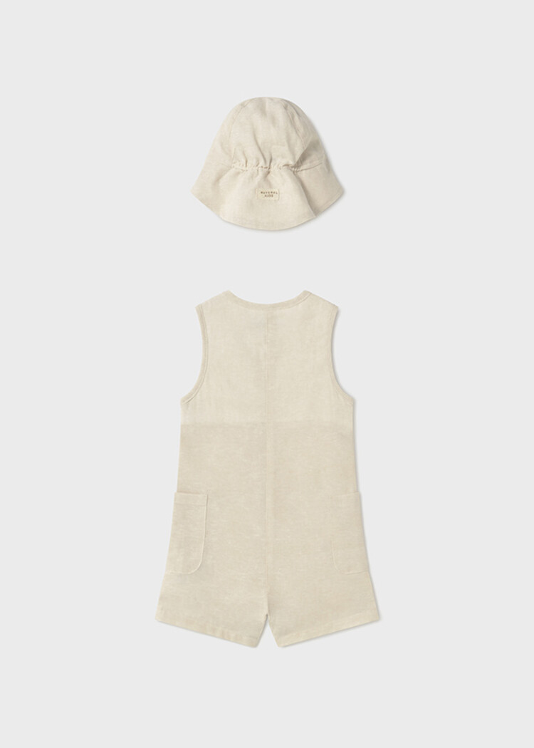 Mayoral Mayoral SS25 Dungaree & Hat - 1643