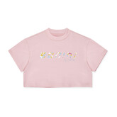 Bonini by A*Dee Bonini by A*Dee SS25 Shine Cropped Logo T-Shirt