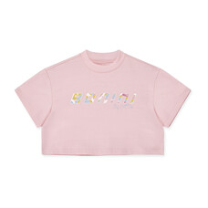 Bonini by A*Dee Bonini by A*Dee SS25 Shine Cropped Logo T-Shirt