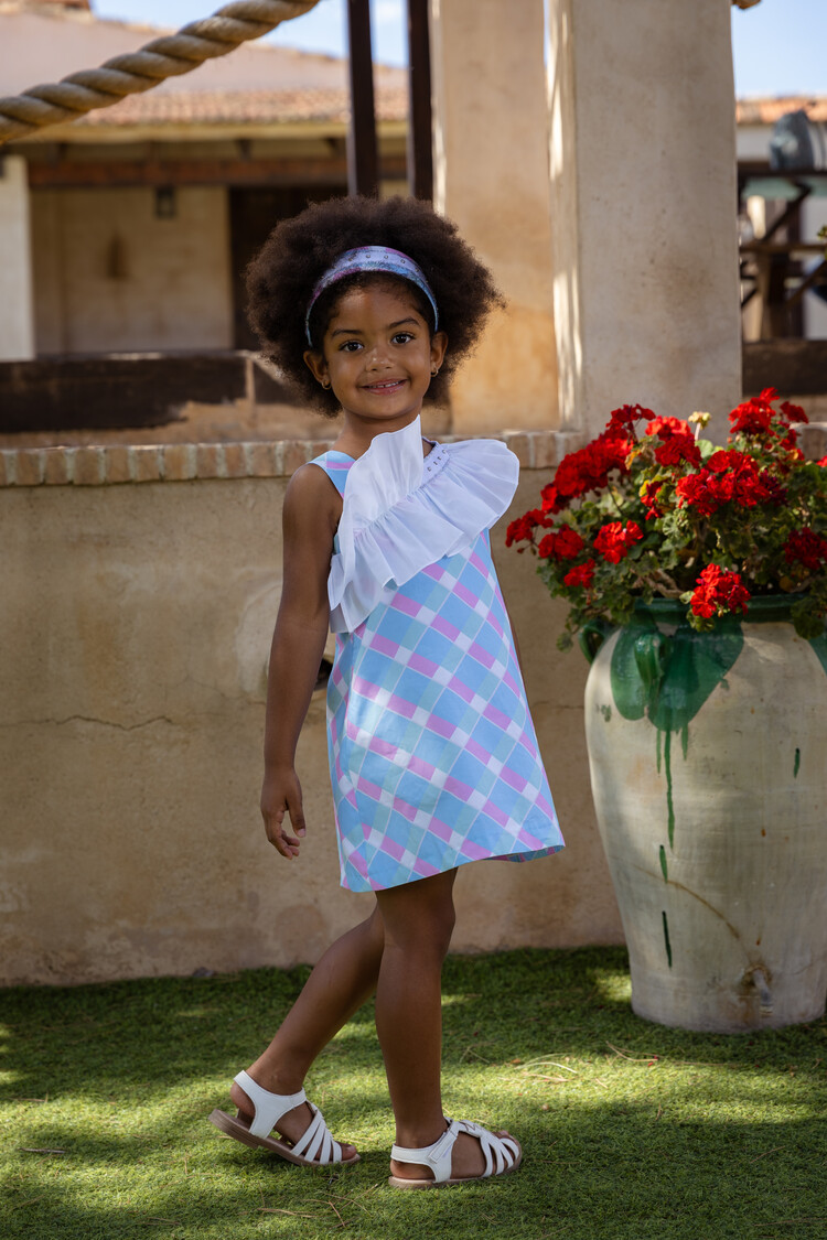 Rochy Rochy SS25 Barby Checked Dress - 25360