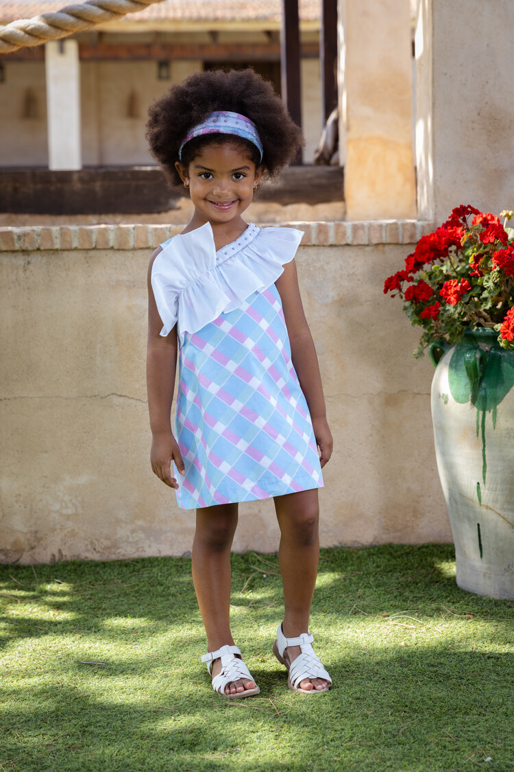 Rochy Rochy SS25 Barby Checked Dress - 25360