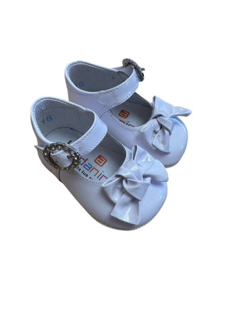 Andanine Girls Bow Knot Pram Shoe- 251001-3