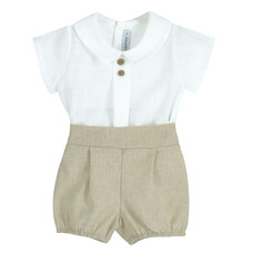 Calamaro Calamaro SS25 Linen Short Set - 11148