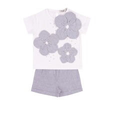 EMC EMC SS25 Stripe Short Set - BX2337/BZ7154