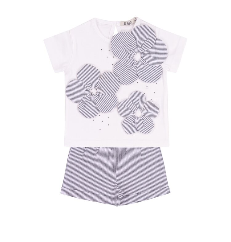 EMC EMC SS25 Stripe Short Set - BX2337/BZ7154