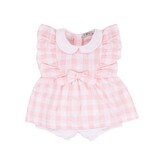 EMC EMC SS25 Gingham Romper - BG7560