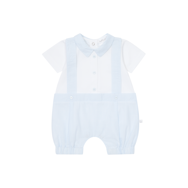 Deolinda Deolinda SS25 Boys Smart Romper - 25806