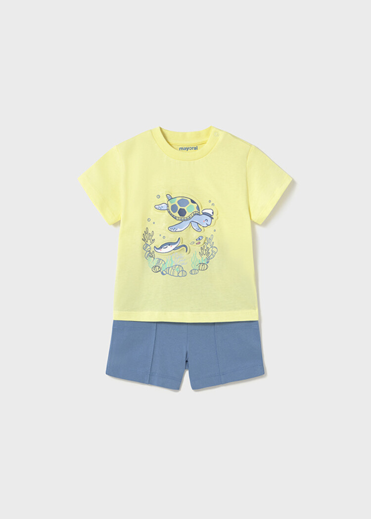 Mayoral Mayoral SS25 Turtle Short Set - 1654