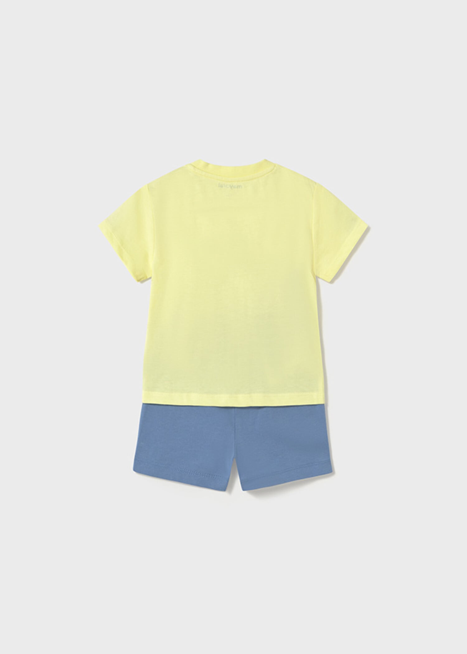Set Estivo Mayoral Per Bambina | Canotta Bianca Con Stampa Spiaggia + Shorts Arancioni | Cotone Traspirante, Fresco E Comodo