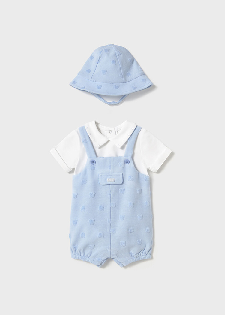 Mayoral Mayoral SS25 Romper & Sunhat Set - 1605