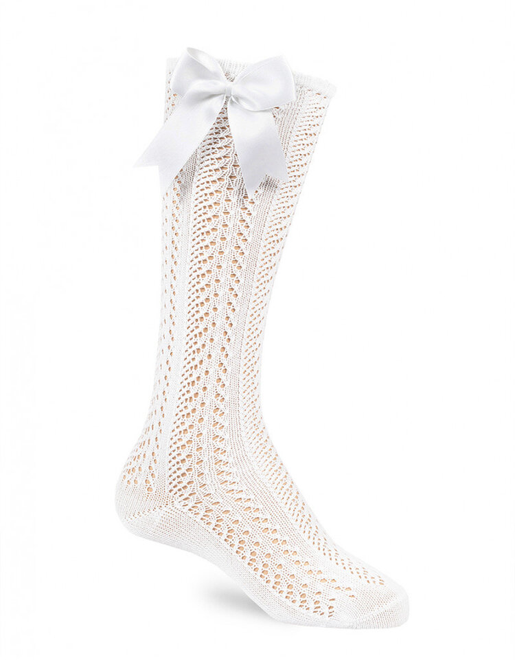 JC Socks Lace Knee High Sock - 31952