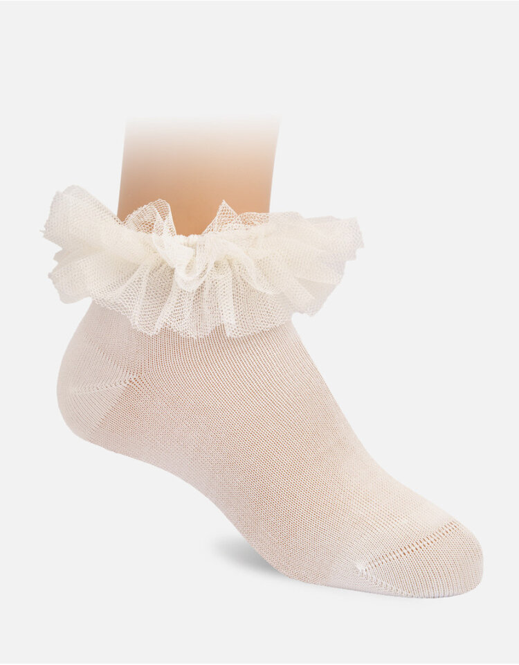 JC Socks JC Socks Tulle Ankle Sock - 32637