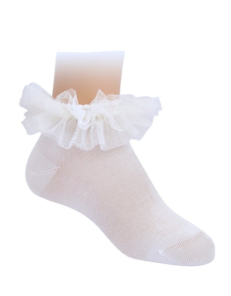 JC Socks JC Socks Tulle Ankle Sock - 32637