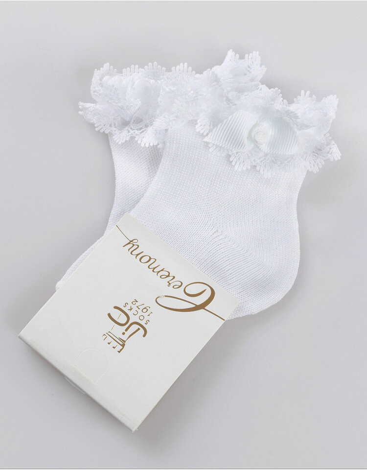 JC Socks Lace Baby Ankle Sock - 30937