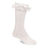 JC Socks JC Socks Bow Tulle High Sock - 57800