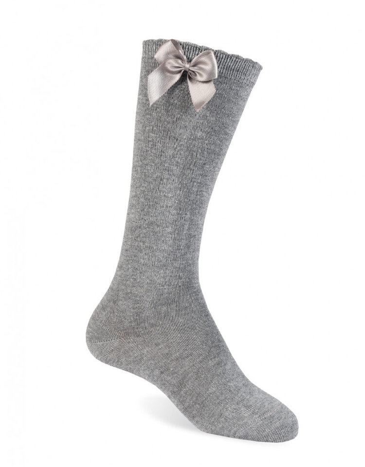 JC Socks JC Socks Bow Knee High Sock - 55000