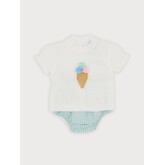 Sardon Sardon SS25 Gingham Pant Set - 25VE-246