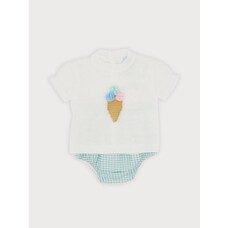 Sardon Sardon SS25 Gingham Pant Set - 25VE-246