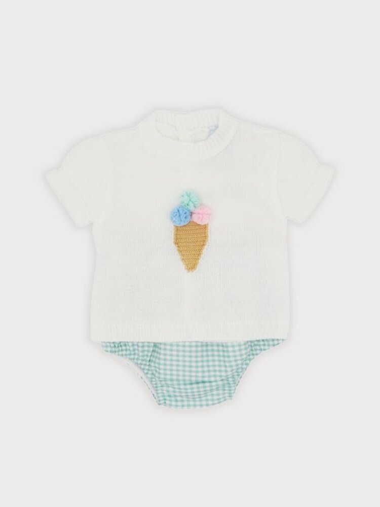 Sardon Sardon SS25 Gingham Pant Set - 25VE-246