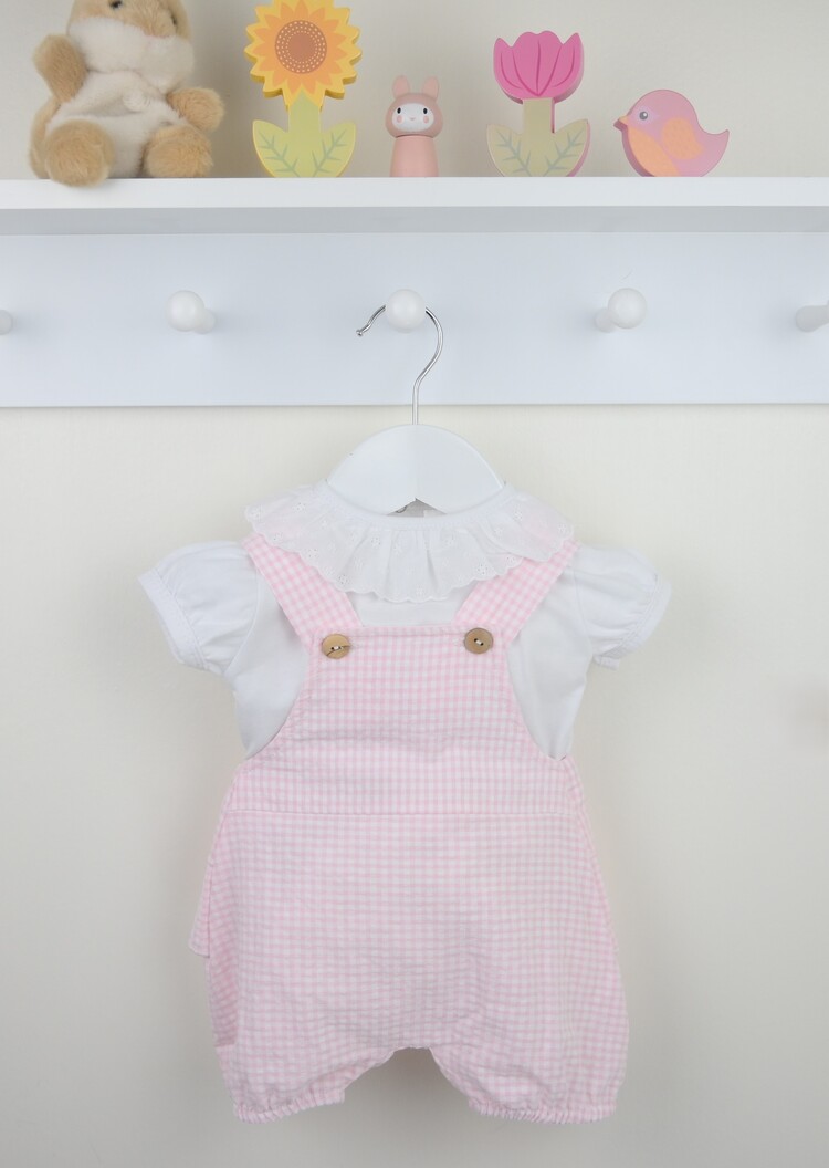 Pex Pex SS25 Emelie Gingham Dungaree