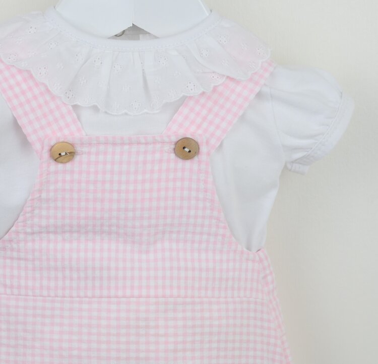 Pex Pex SS25 Emelie Gingham Dungaree