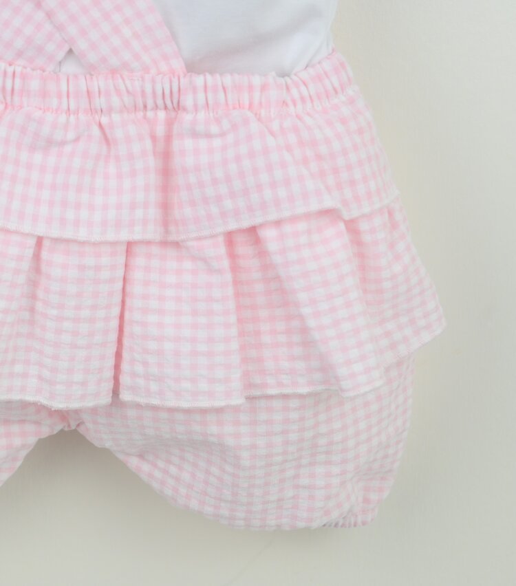 Pex Pex SS25 Emelie Gingham Dungaree