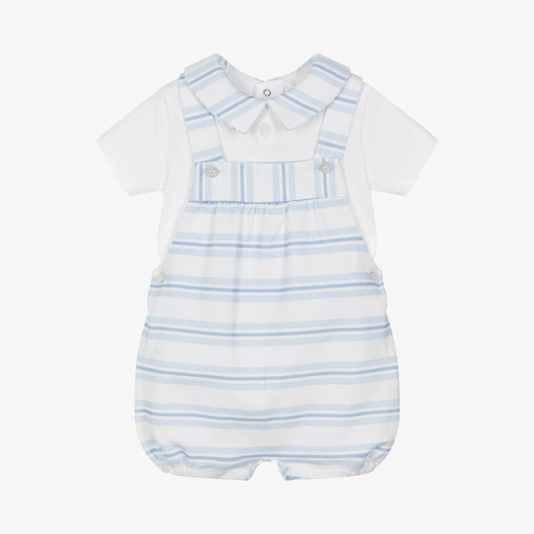 Patachou Patachou SS25 Stripe Dungaree Set - 3071