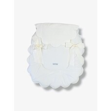 Rosy Fuentes Rosy Fuentes Scalloped Edge Pram Cover