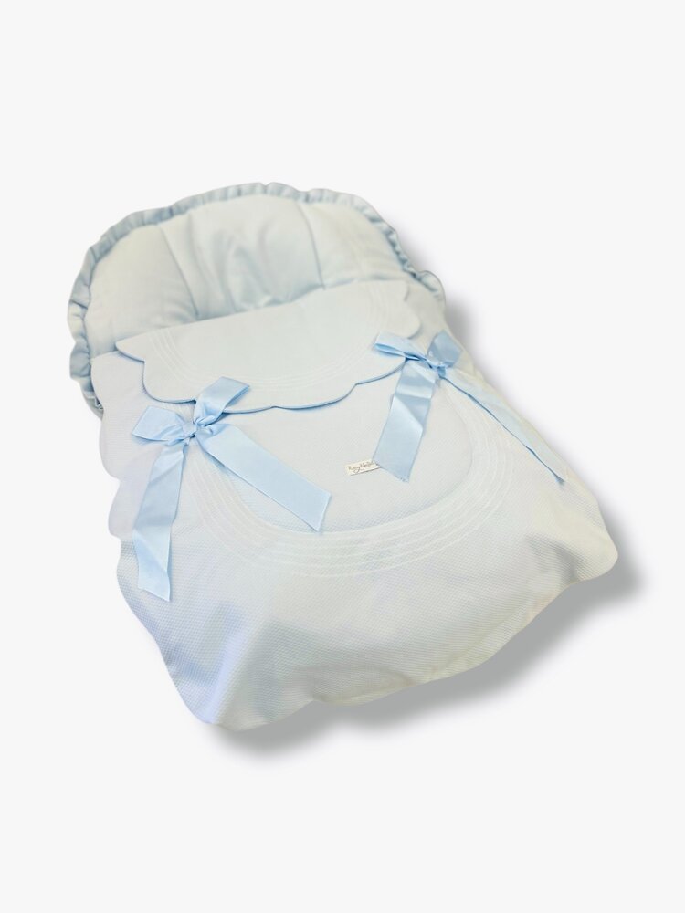 Rosy Fuentes Car Seat Cover - Blue