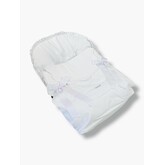 Rosy Fuentes Car Seat Cover- White