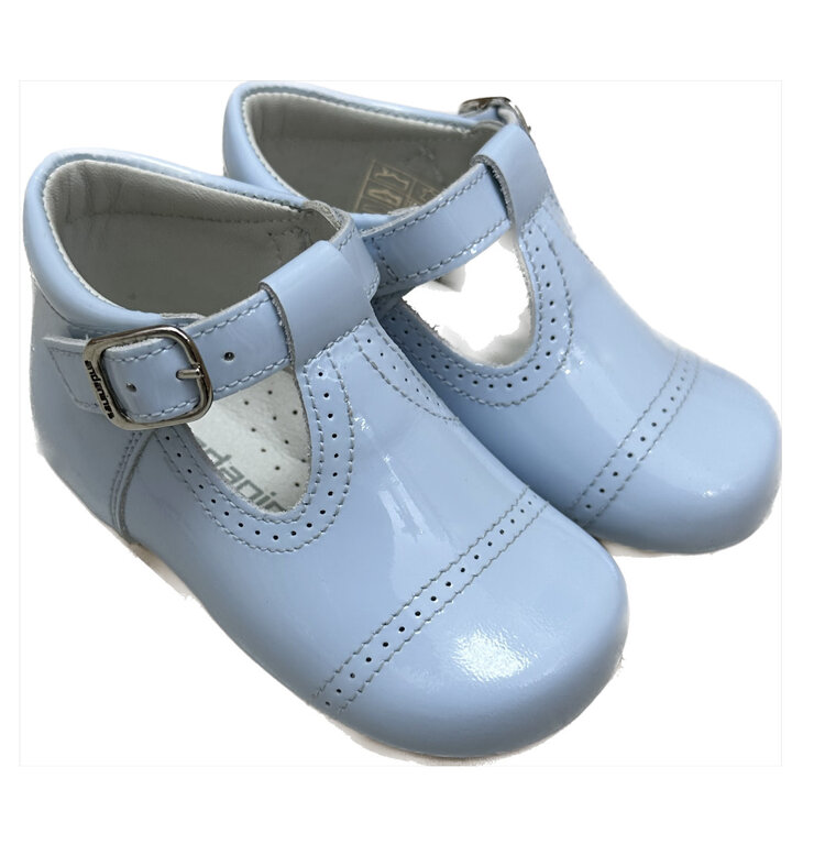 Andanines Boys Blue Patent Shoe - 231276