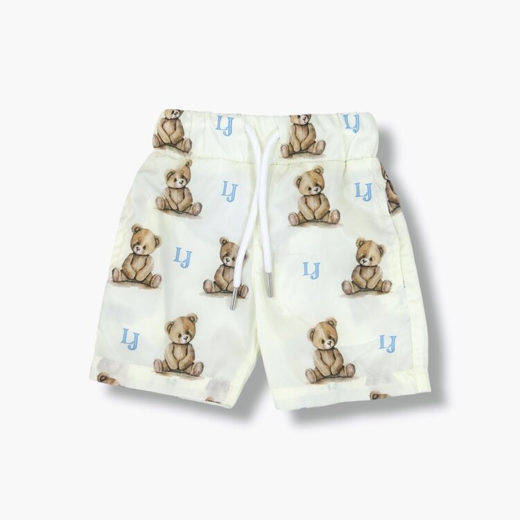 Little Journeys Little Journeys Teddy Print Swim Shorts SS25