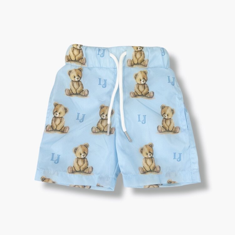 Little Journeys Little Journeys Teddy Print Swim Shorts SS25