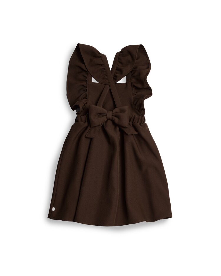 Caramelo BTS25 Flared Pinafore with Bow - 342142