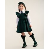 Caramelo BTS25 Flared Pinafore with Bow - 342142