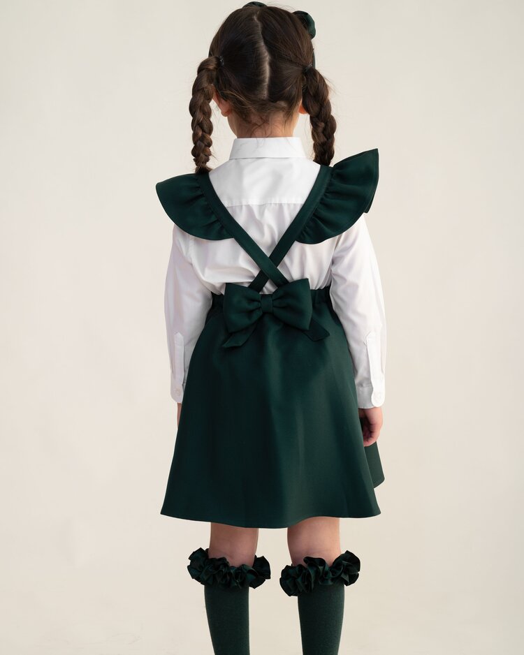Caramelo BTS25 Flared Pinafore with Bow - 342142